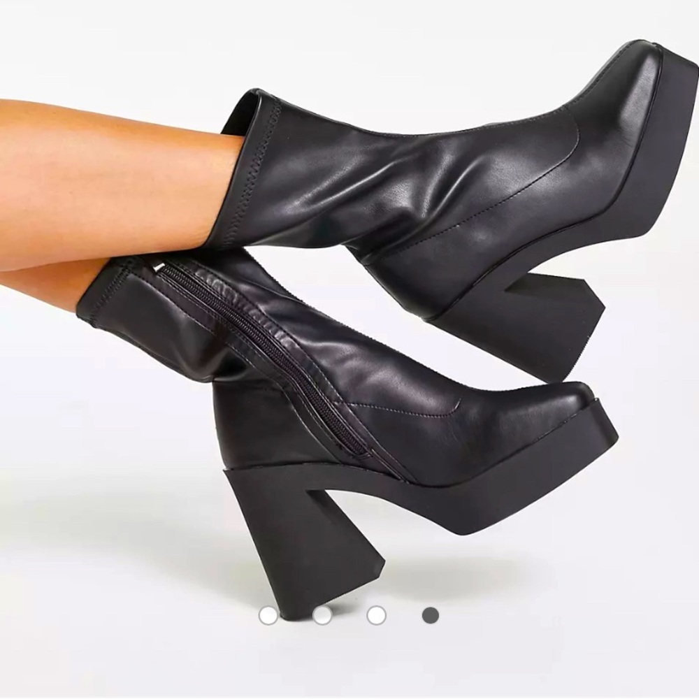 Be mine platform sock boot